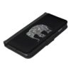 Silver mosaic Elephant iPhone wallet case