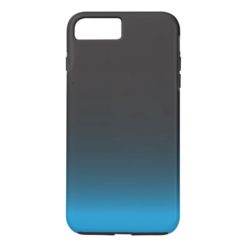 Simple Black and Blue Pattern iPhone 7 Plus Case