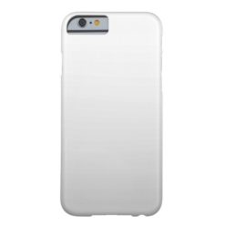 Simple White Gray Ombre Plain iPhone 6 Case