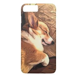 Sleeping Pembroke Welsh Corgi dog iPhone 7 Plus Case