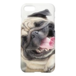 Smiling pug.Funny pug iPhone 7 Case