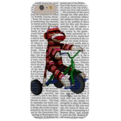 Sock Monkey on Tricycle Barely There iPhone 6 Plus Case