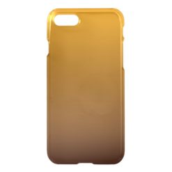 Spicy Gold Brown Ombre iPhone 7 Case