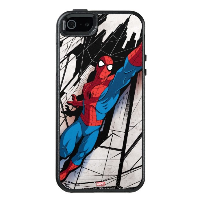 Spider-Man In Abstract City OtterBox iPhone 5/5s/SE Case