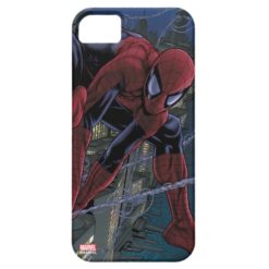 Spider-Man Web Slinging From Daily Bugle iPhone SE/5/5s Case