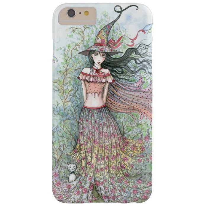 Spring Flower Witch Fantasy Art Wiccan Barely There iPhone 6 Plus Case
