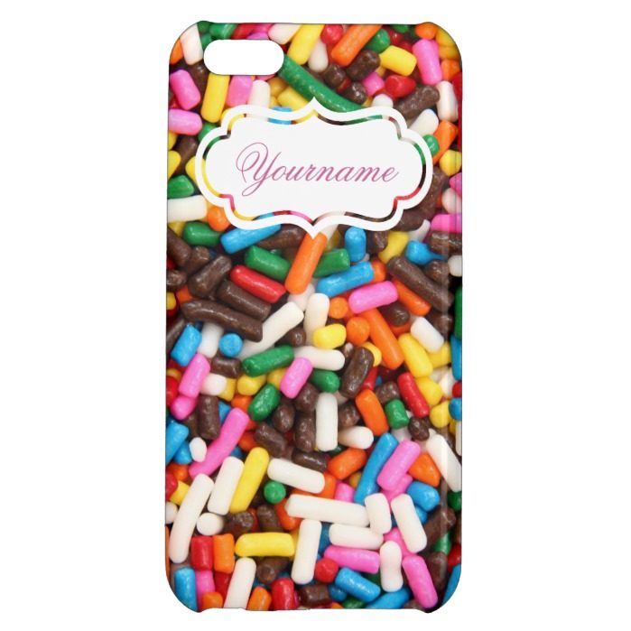 Sprinkles Personalized iPhone 5C Case