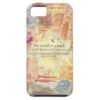 St. Augustine World is a Book travel quote iPhone SE/5/5s Case