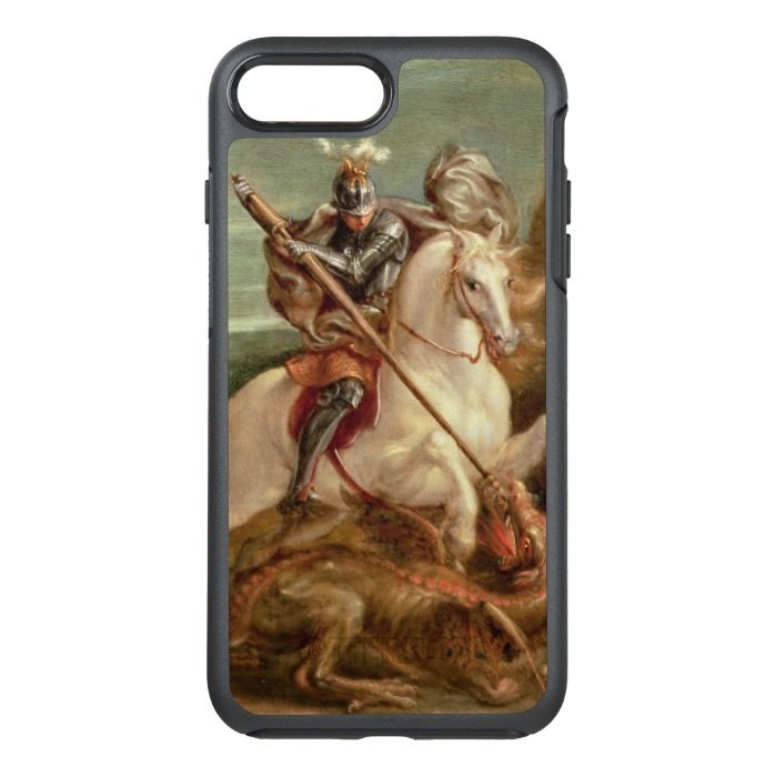 St. George slaying the dragon (oil on panel) OtterBox Symmetry iPhone 7 Plus Case
