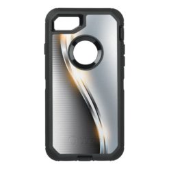Stainless Wave Design OtterBox Defender iPhone 7 Case