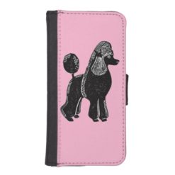 Standard Poodle iPhone 5/Samsung Galaxy S4 Wallet