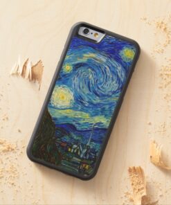 Starry Night by Van Gogh Carved Maple iPhone 6 Bumper