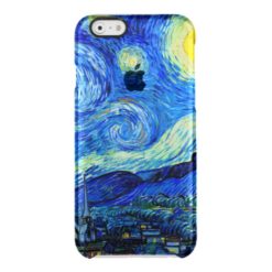 Starry Night by Van Gogh Fine Art Clear iPhone 6/6S Case