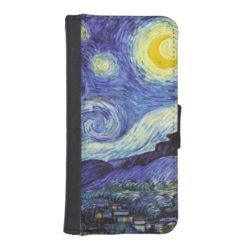Starry Night by Van Gogh iPhone SE/5/5s Wallet Case