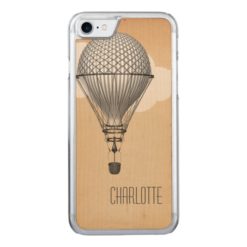Steampunk Hot Air Balloon Carved iPhone 7 Case