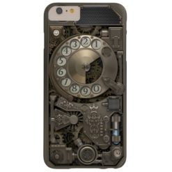 Steampunk Rotary Metal Dial Phone. Barely There iPhone 6 Plus Case