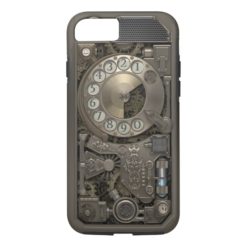 Steampunk Rotary Metal Dial Phone. Case. iPhone 7 Case