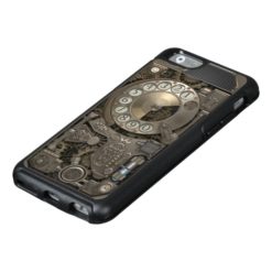 Steampunk Rotary Metal Dial Phone. OtterBox iPhone 6/6s Case