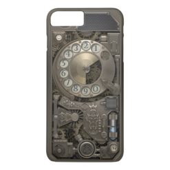 Steampunk Rotary Metal Dial Phone. iPhone 7 Plus Case