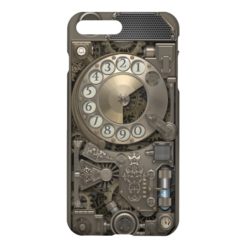 Steampunk Rotary Metal Dial Phone. iPhone 7 Plus Case