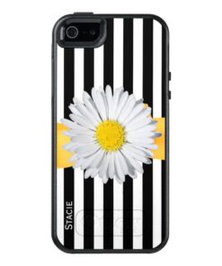 Stripes and Daisy Otterbox iPhone 5S Case