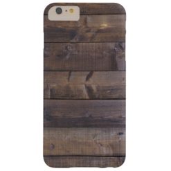 Stylish Wood Pattern - Nature Wood Grain Texture Barely There iPhone 6 Plus Case