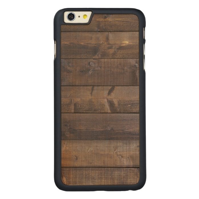 Stylish Wood Pattern - Nature Wood Grain Texture Carved Maple iPhone 6 Plus Slim Case