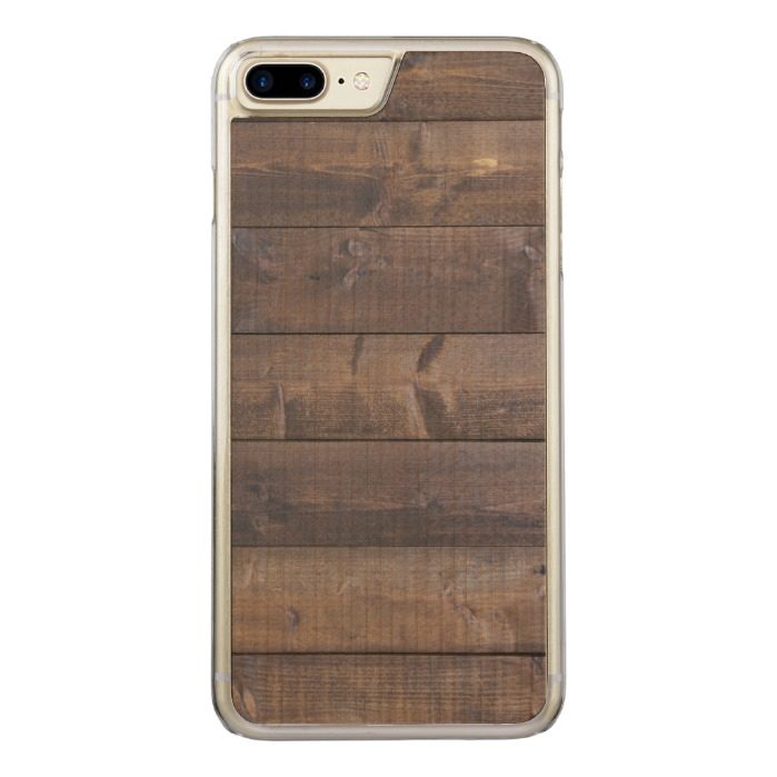 Stylish Wood Pattern - Nature Wood Grain Texture Carved iPhone 7 Plus Case