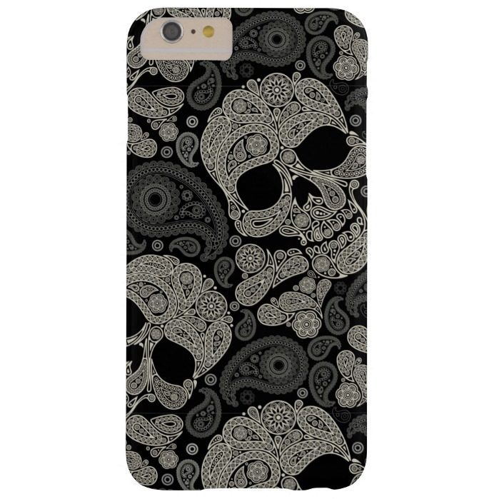 Sugar Skull Crossbones Pattern Barely There iPhone 6 Plus Case