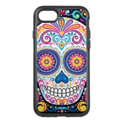 Sugar Skull iPhone 6/6S - Day of the Dead Art OtterBox Symmetry iPhone 7 Case