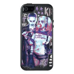 Suicide Squad | Joker & Harley Typography Photo OtterBox iPhone 5/5s/SE Case
