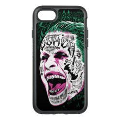 Suicide Squad | Laughing Joker Head Sketch OtterBox Symmetry iPhone 7 Case