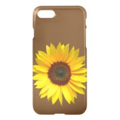 Sunflower iPhone 7 Clear Case