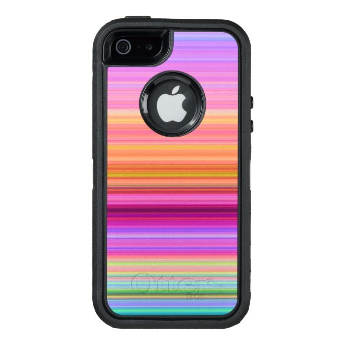 Sunrise stripes OtterBox defender iPhone case