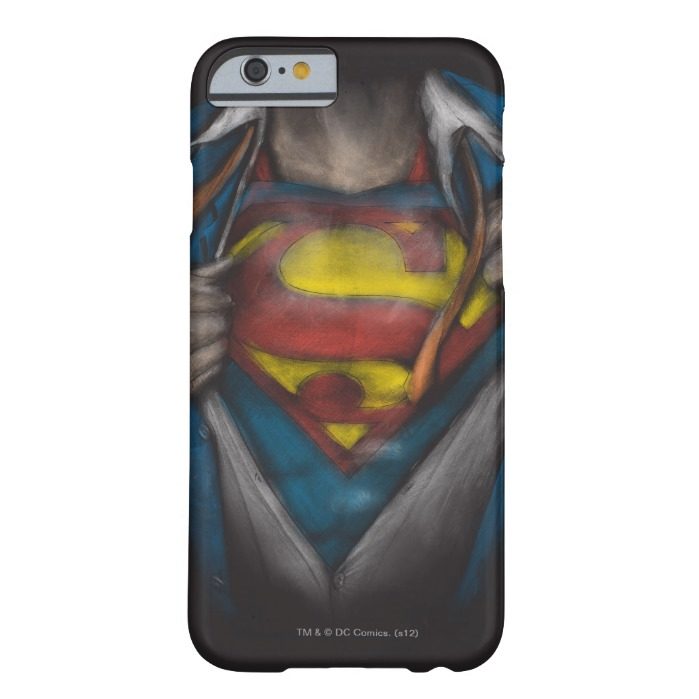 Superman | Chest Reveal Sketch Colorized Barely There iPhone 6 Case