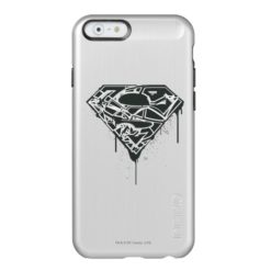 Superman S-Shield | Fragmented Splatter Logo Incipio Feather Shine iPhone 6 Case