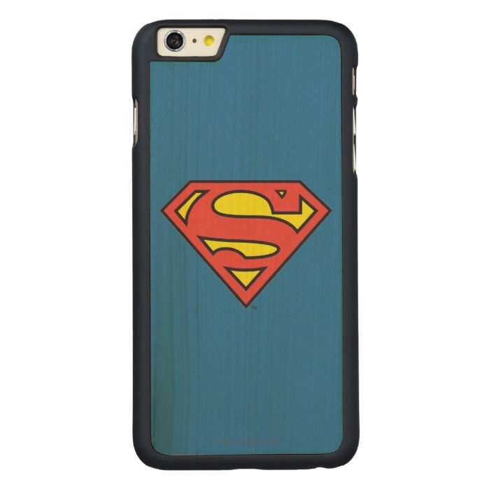 Superman S-Shield | Superman Logo Carved Maple iPhone 6 Plus Slim Case