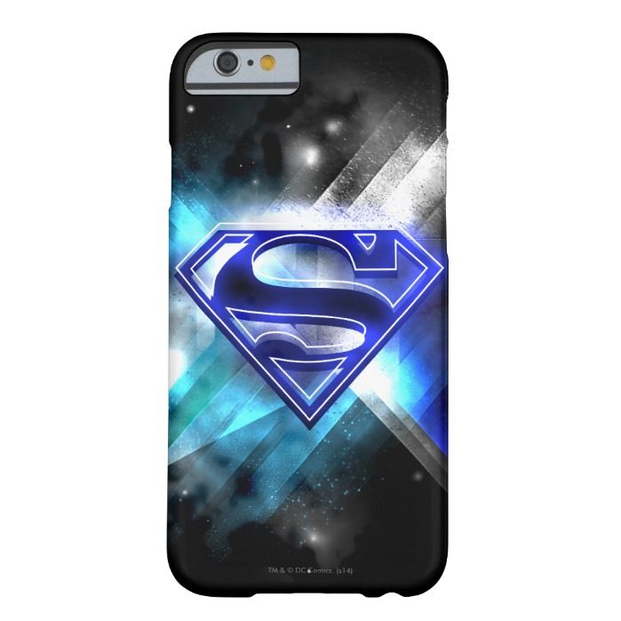 Superman Stylized | Blue White Crystal Logo Barely There iPhone 6 Case