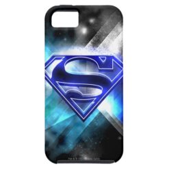 Superman Stylized | Blue White Crystal Logo iPhone SE/5/5s Case