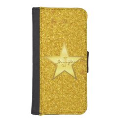 Superstar Custom Monogram iPhone SE/5/5s Wallet Case