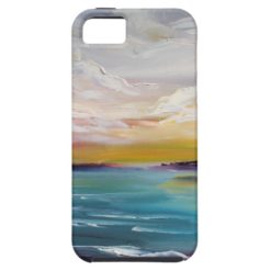 Surreal Ocean Waves and Clouds iPhone SE/5/5s Case