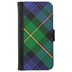 Tartan Gordon Clan iPhone 6/6S Wallet Case