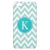 Teal Chevron Personalized Monogram Cover For iPhone 5C