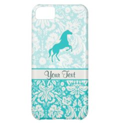 Teal Horse Case For iPhone 5C