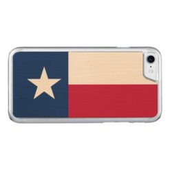 Texas State Flag Carved iPhone 7 Case