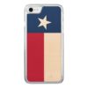 Texas state flag - high quality authentic color Carved iPhone 7 case