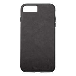 Textured Black Leather iPhone 7 Plus Case