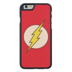 The Flash | Lightning Bolt Carved Maple iPhone 6 Slim Case