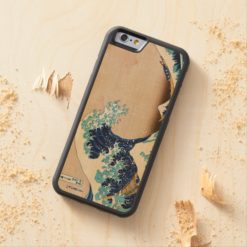 The Great Wave by Hokusai Carved Maple iPhone 6 Bumper
