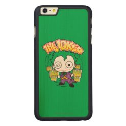 The Joker - Mini Carved Maple iPhone 6 Plus Slim Case